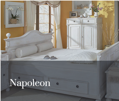 Napo-Leon - <h2>Unser Schaufenster</h2>
<p>Unser Schaufenster ist die schöne, klassische Naturholz Kollektion Napo-Leon. <br />Napo-Leon - Provenzalischer Stil mit zahlreichen Ornamenten, perfekt verarbeitet, wird einen einzigartigen und besonderen Effekt in Ihrem Raum kreieren.</p>