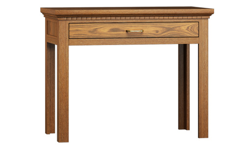 Schlichte Konsole mit einer Schublade aus massivem Kiefernholz Schlichte Konsole mit einer Schublade aus massivem Kiefernholz