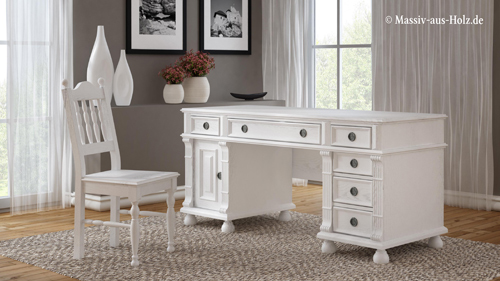 Schreibtisch Napoleon im Landhausstil Schreibtisch Napoleon im Landhausstil