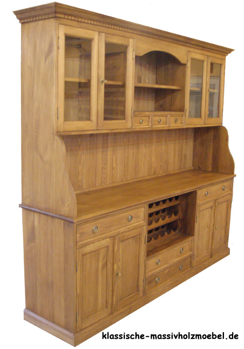 Buffetschrank nach Maß für ein Restaurant in Naturwachs