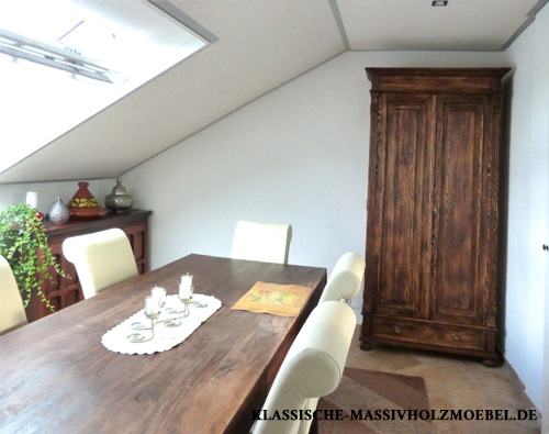 Landhaus Wohnzimmerschrank 2-türig mit 2 Schubladen Landhaus Wohnzimmerschrank 2-türig mit 2 Schubladen