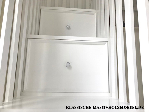 Hochbett Treppe mit Schubladen in Weiß, massiv Holz Kiefer Hochbett Treppe mit Schubladen in Weiß, massiv Holz Kiefer