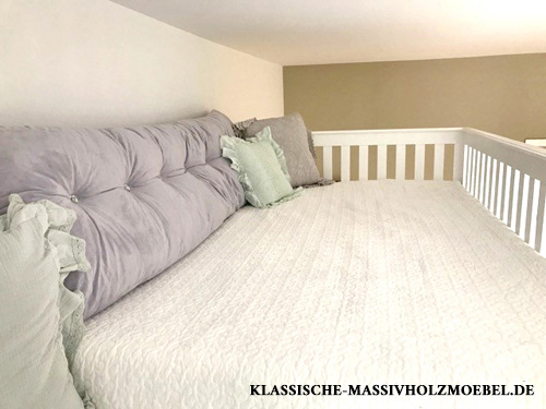 Oberes Bett 160x200 cm mit Gelände Oberes Bett 160x200 cm mit Gelände