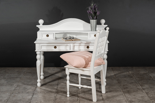 Konsolentisch mit Aufsatz im Landhausstil - 100% Qualität und Massivholz, individuelle, weiss Konsolentisch mit Aufsatz im Landhausstil