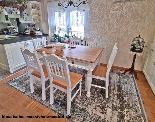 Möbel für Esszimmer - Stühle und Tisch